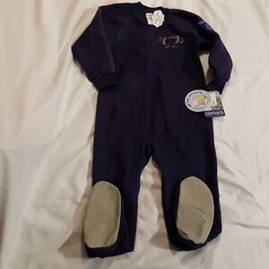 Carter's blue boys 4T blanket fleece pajamas